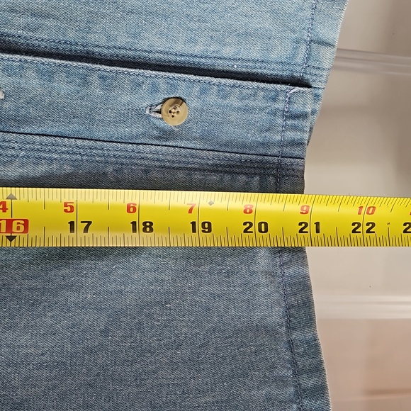 Vision 1 lightweight demin long sleeve button down - Picture 4 of 5